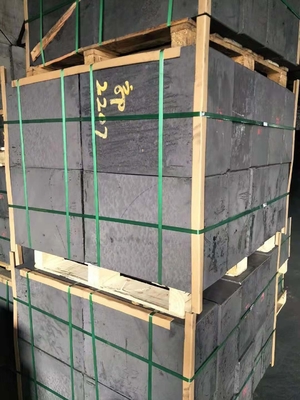 EDM Γράφιτο 1.85 1.91g/cm3 με υψηλή πυκνότητα χαμηλή τέφρα και μέγεθος κόκκων 8-10 μικρών