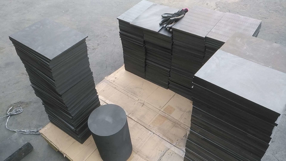 8-13mm πάχος πλάκα γραφίτη Βιομηχανική ποιότητα 100% άνθρακα 1.91g πυκνότητα