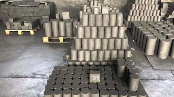 Εκχυλισμένη ράβδος γραφίτη 1.65g Σφαιρική πυκνότητα για βιομηχανικές εφαρμογές