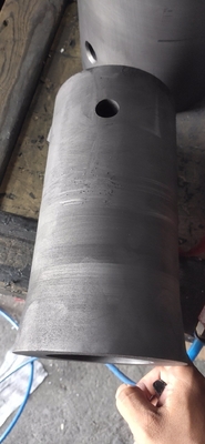 Μαύρο προσαρμοσμένο Graphite Riser για συνεχές χύτευση ορείχαλκος σύμφωνα με το σχέδιο σας