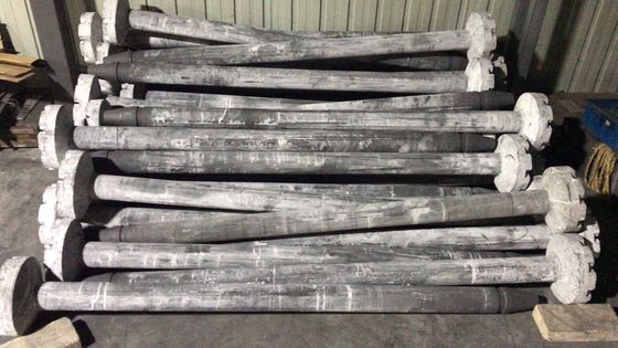 GR-1.75 Ροτόρος γραφίτη 100% άνθρακα για προχωρημένη τήξη αλουμινίου