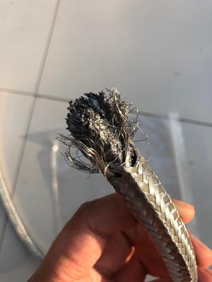 Υλικό πετρελαίου Λευκό πλεγμένο PTFE πακέτο αδένα για σφραγίδα αντλίας μεγέθους 3*3mm έως 60*60mm