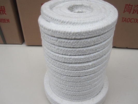 Πρότυπο 100% καθαρό PTFE πλεγμένο σχοινί συσκευασίας για προσαρμοσμένη απόδοση σφράγισης