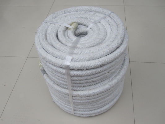 Πρότυπο 100% καθαρό PTFE πλεγμένο σχοινί συσκευασίας για προσαρμοσμένη απόδοση σφράγισης
