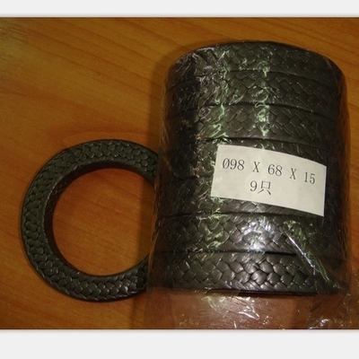 Η συσκευασία PTFE από υψηλής αντοχής μαύρο γραφίτη με τυποποιημένες προδιαγραφές