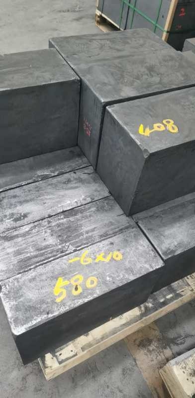 Σχηματισμένη πυκνότητα γραφίτη 1.80g 1.85g 1.91g/cm3 Μπλοκ γραφίτη για EDM