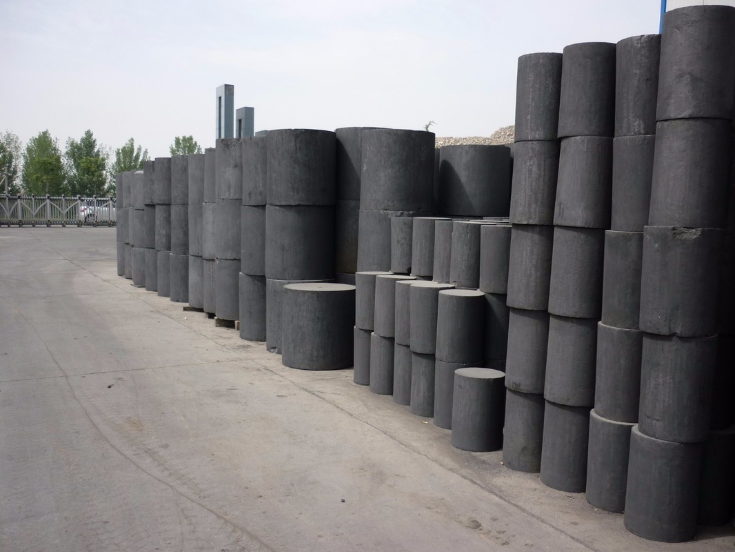 100% Πυκνότητα άνθρακα 1,60g/cm3 0,8mm Μπλοκ και ράβδος γραφίτη για βιομηχανικές εφαρμογές