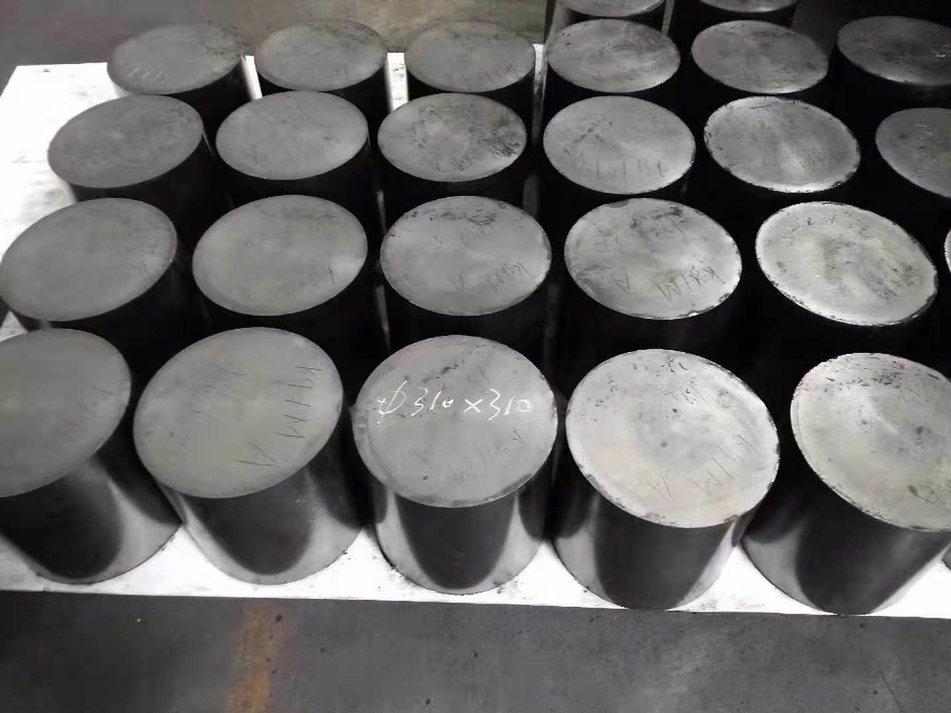 Προσαρμογή 1.74G/Cm3 Πυκνότητα Μπλοκ γραφίτη για εξωθερμική συγκόλληση 0.8mm πάχος