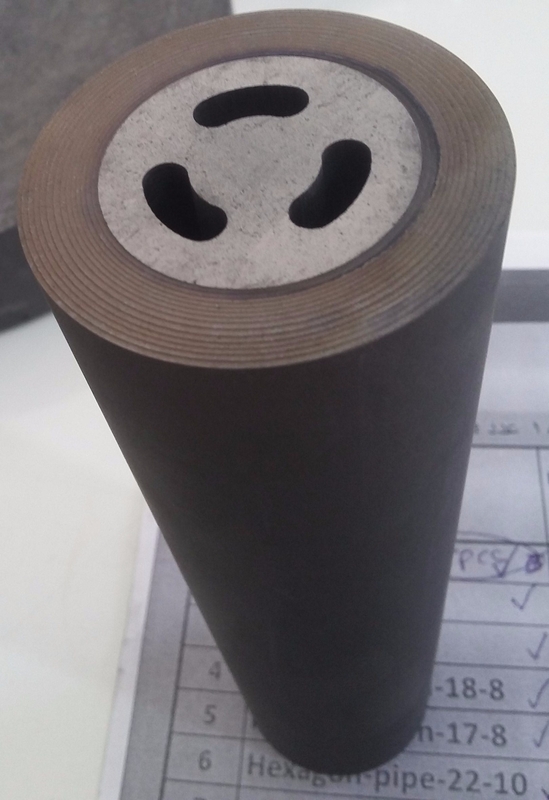 Προσαρμοσμένα διαφορετικά μεγέθη Graphite Μούχλα για χάλκινο σωλήνα ράβδου σύμφωνα με το σχέδιο σας