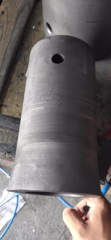Μαύρο προσαρμοσμένο Graphite Riser για συνεχές χύτευση ορείχαλκος σύμφωνα με το σχέδιο σας